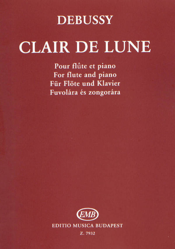 Clair de lune for flute and piano    