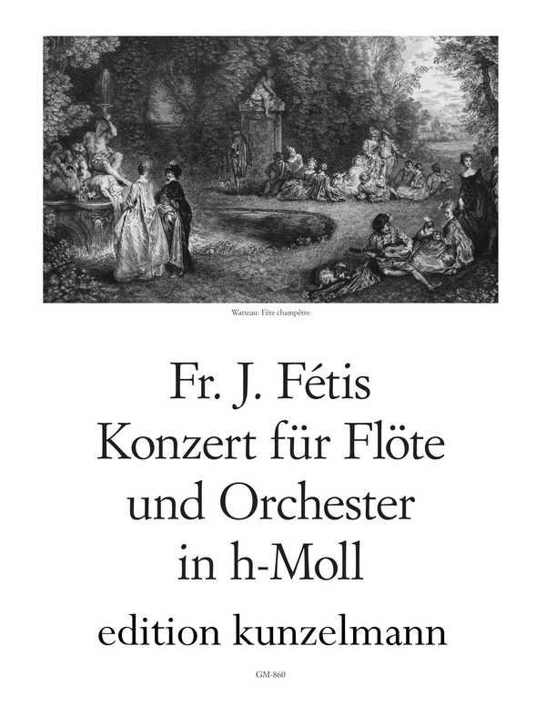 Konzert h-Moll&nbsp;&nbsp;für Flöte und Orchester&nbsp;&nbsp;für Flöte und Klavier