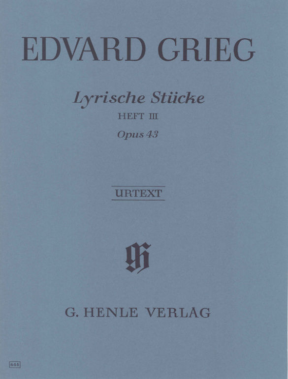 Lyrische Stücke op.43 Band 3&nbsp;&nbsp;für Klavier&nbsp;&nbsp;
