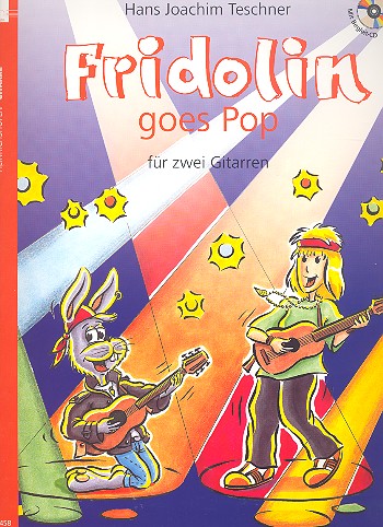 Fridolin goes Pop Band 1 (+Online-Audio)  für 2 Gitarren  Spielpartitur