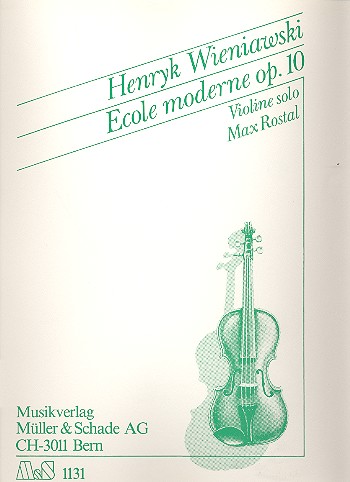 École moderne op.10  für Violine  Archivkopie