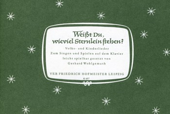 Weisst du wieviel Sternlein stehen&nbsp;&nbsp;für Klavier (mit Text)&nbsp;&nbsp;