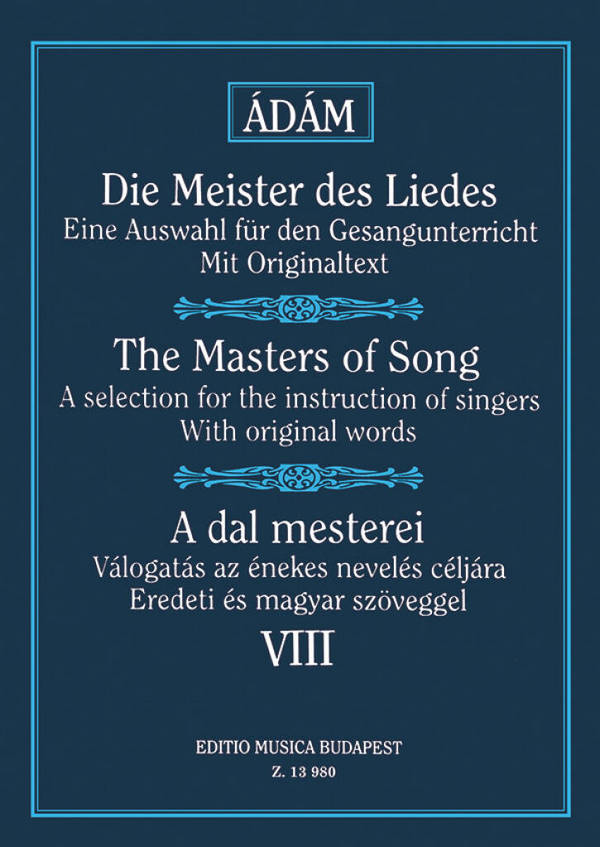 Die Meister des Liedes Band 8&nbsp;&nbsp;Lieder der französischen Romantik und&nbsp;&nbsp;Spätromantik für Gesang und Klavier