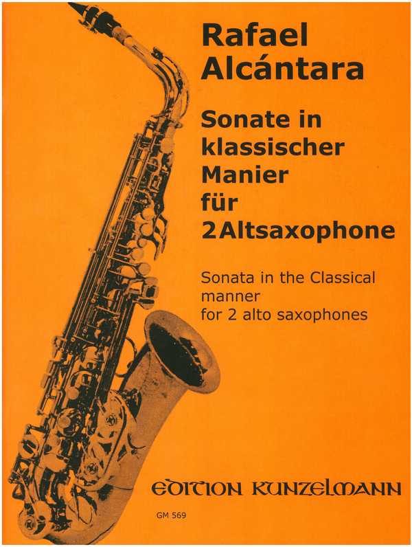 Sonate in klassischer Manier&nbsp;&nbsp;für 2 Altsaxophone&nbsp;&nbsp;Partitur
