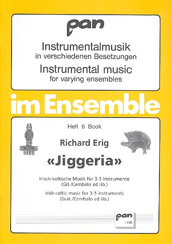 Jiggeria irisch-keltische Musik&nbsp;&nbsp;für 3-5 Instrumente&nbsp;&nbsp;