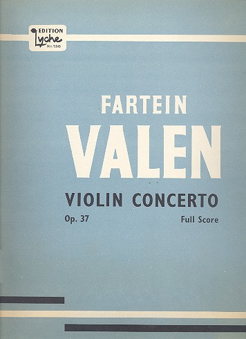 Concerto op.37 for  violin and orchestra  study score