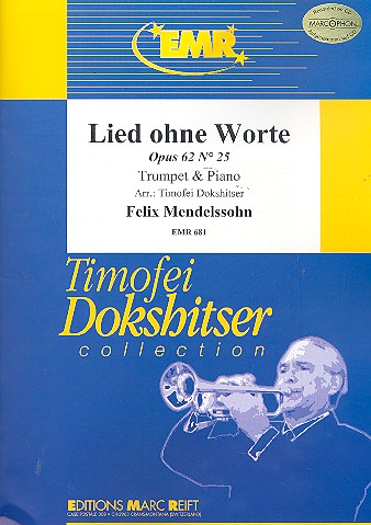 LIEDER OHNE WORTE OP.53 NR.20,&nbsp;&nbsp;OP.62,25+30 FUER TROMPETE IN B&nbsp;&nbsp;ODER C UND KLAVIER               CK