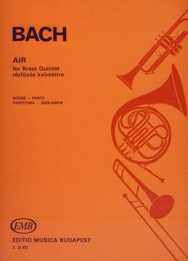 Air&nbsp;&nbsp;for brass quintet&nbsp;&nbsp;score and parts
