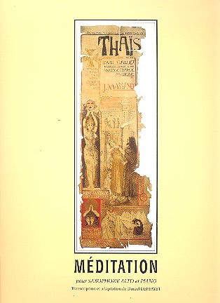 Méditation de Thais  pour saxophone alto et piano  