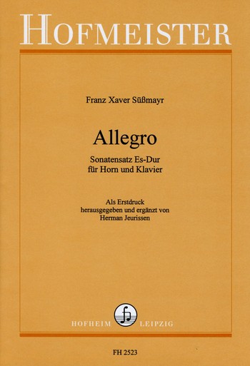 Allegro  für Horn in Es und Klavier    