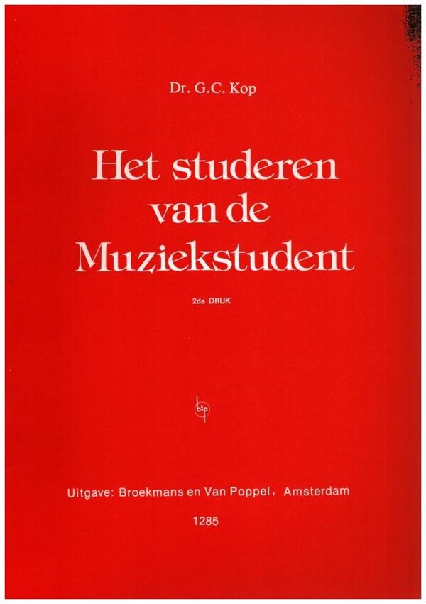 Het studeren van de muziekstudent&nbsp;&nbsp;&nbsp;&nbsp;
