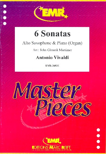 6 Sonatas for alto saxophone and  piano (organ)  