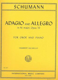 Adagio and Allegro a flat major op.70&nbsp;&nbsp;for oboe and piano&nbsp;&nbsp;