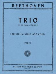 String Trio E flat major op.3&nbsp;&nbsp;for violin, viola and cello&nbsp;&nbsp;parts