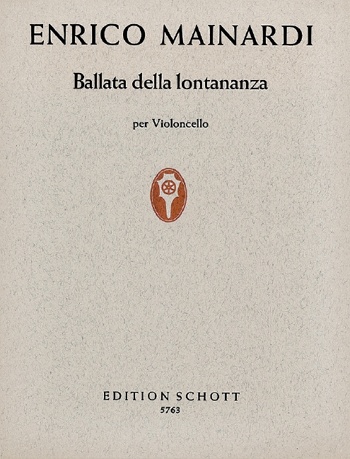 Ballata della Lontonanza&nbsp;&nbsp;für Violoncello&nbsp;&nbsp;