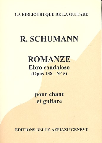 Romanze op.138,5 pour chant et  guitare (dt)  