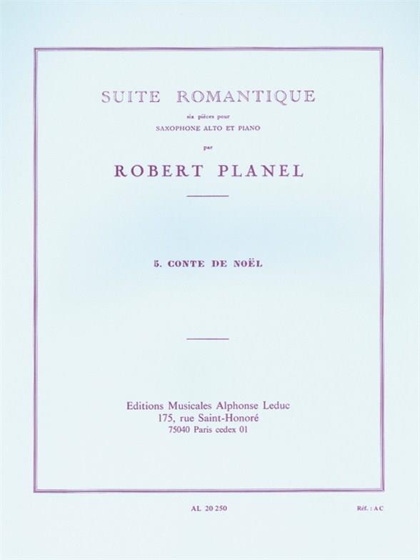 Conte de Noel pour saxophone&nbsp;&nbsp;alto et piano&nbsp;&nbsp;Suite romantique no.5