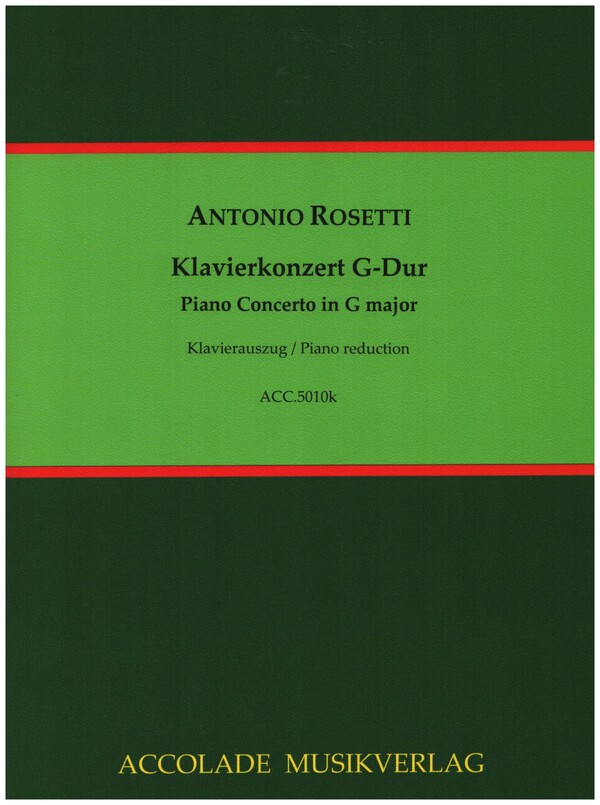 Konzert G-Dur für Klavier und Orchester  für 2 Klaviere  