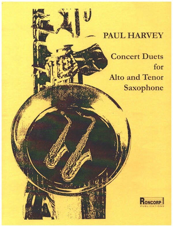 Concert Duets  for alto and tenor saxophone  score