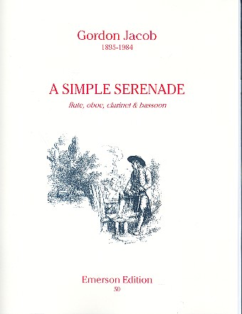 A simple Serenade  for flute, oboe, clarinet and bassoon  score and parts