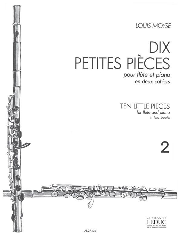 10 petites pièces vol.2 (nos.6-10)  pour flûte et piano  
