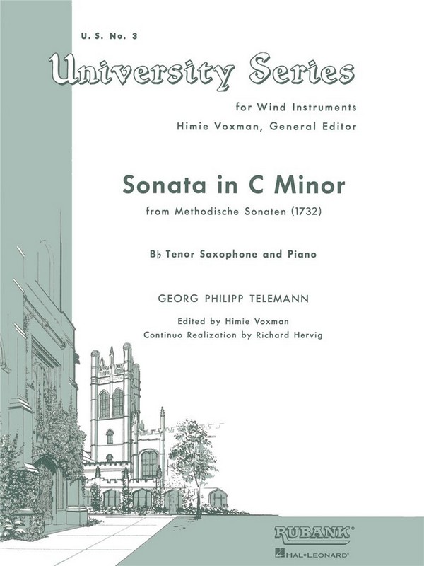 Sonata c minor from Methodische&nbsp;&nbsp;Sonaten for tenor saxophone and piano&nbsp;&nbsp;