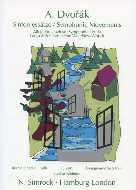 Sinfoniesätze&nbsp;&nbsp;für 5 Violincelli&nbsp;&nbsp;Partitur und Stimmen