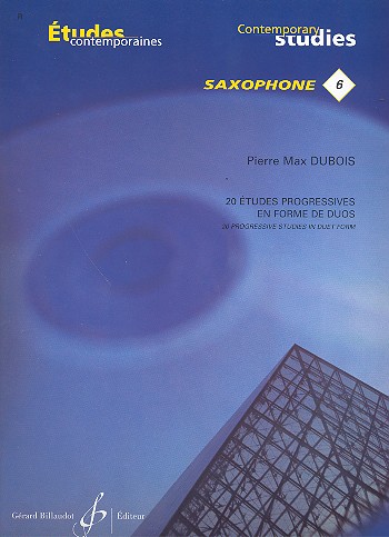 20 études progressives en forme  de duos pour 2 saxophones  