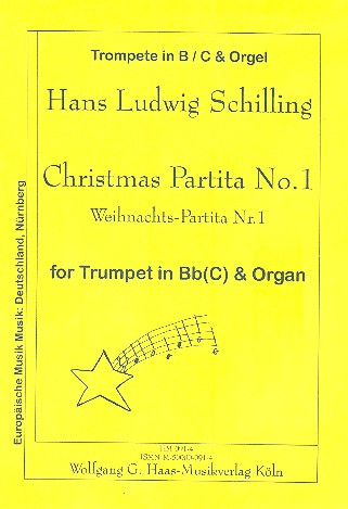 Christmas Partita no.1 for  trumpet in B or C and organ  