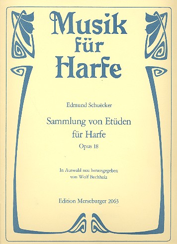 Sammlung von Etüden op.18&nbsp;&nbsp;für Harfe&nbsp;&nbsp;