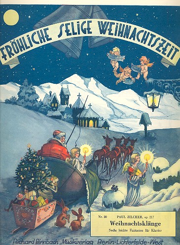 Weihnachtsklänge op.217  6 leichte Fantasien für Klavier  