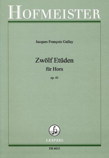 12 Etüden op.43  für Horn  