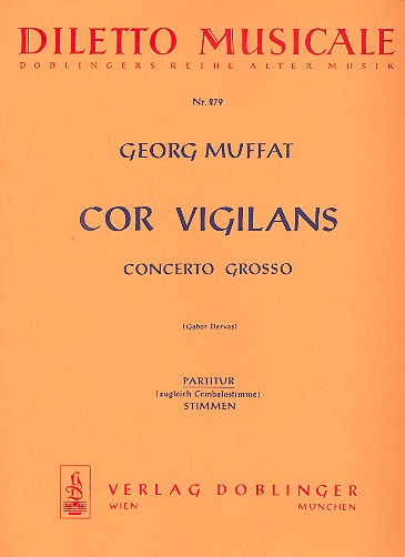 Cor vigilans für Streichorchester  Partitur (=Cembalostimme)  