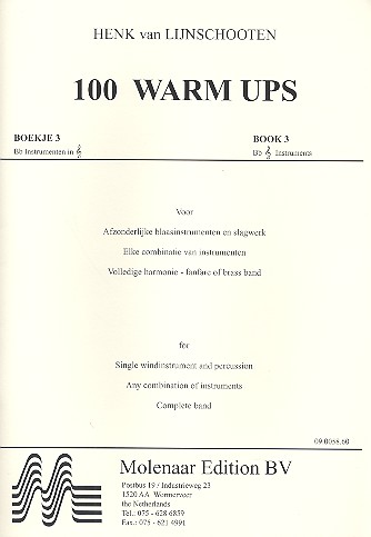 100 WARM UPS VOL.3 FOR Bb INSTRU-  MENTS  