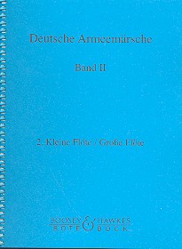 Deutsche Armeemärsche Band 2  für Blasorchester  Kleine Flöte 2 / grosse Flöte