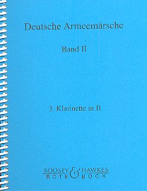Deutsche Armeemärsche Band 2  für Blasorchester  Klarinette 3