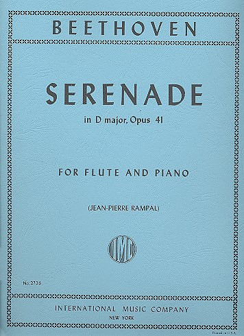 Serenade d major op.41&nbsp;&nbsp;for flute and piano&nbsp;&nbsp;
