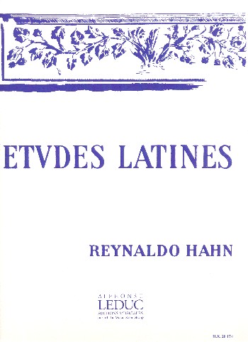 Études latines sur des poésies de  Leconte de Lisle pour chant et  piano (fr)