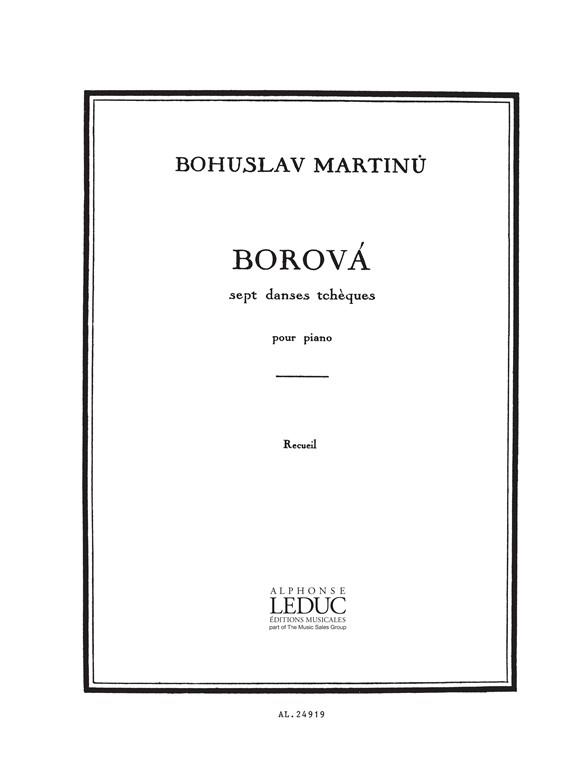 Boravá 7 danses tchèques pour  piano  