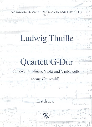 Streichquartett G-Dur  Partitur und Stimmen  