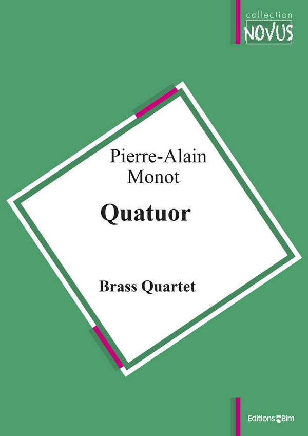 QUATUOR FOR BRASS QUARTET (1980)&nbsp;&nbsp;SCORE+PARTS&nbsp;&nbsp;COLLECTION NOVUS