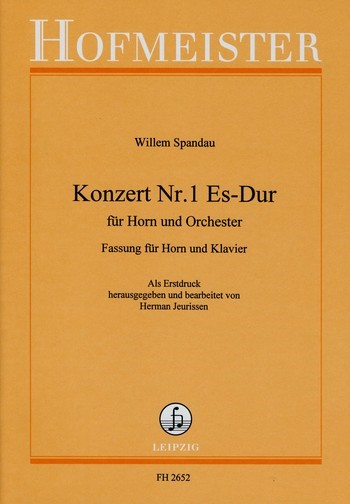 Konzert Es-Dur für Horn und Orchester  für Horn und Klavier  