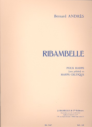 Ribambelle  pour harpe sans pedales ou harpe  celtique