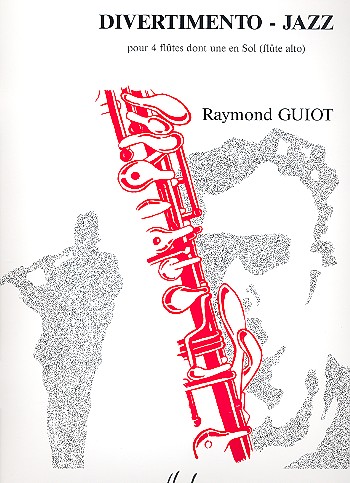 Divertimento-Jazz pour 4 flûtes&nbsp;&nbsp;(3 fl en ut+ fl alto en sol)&nbsp;&nbsp;partition+parties
