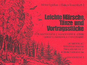 Halters Tourenheft Band 2&nbsp;&nbsp;für Mandolinenorchester&nbsp;&nbsp;Mandoline 1