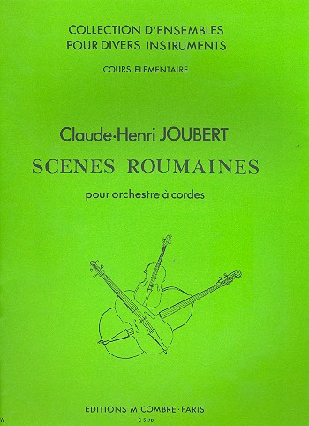 Scènes roumaines pour orchestre à  cordes   partition+parties  cours elementaire