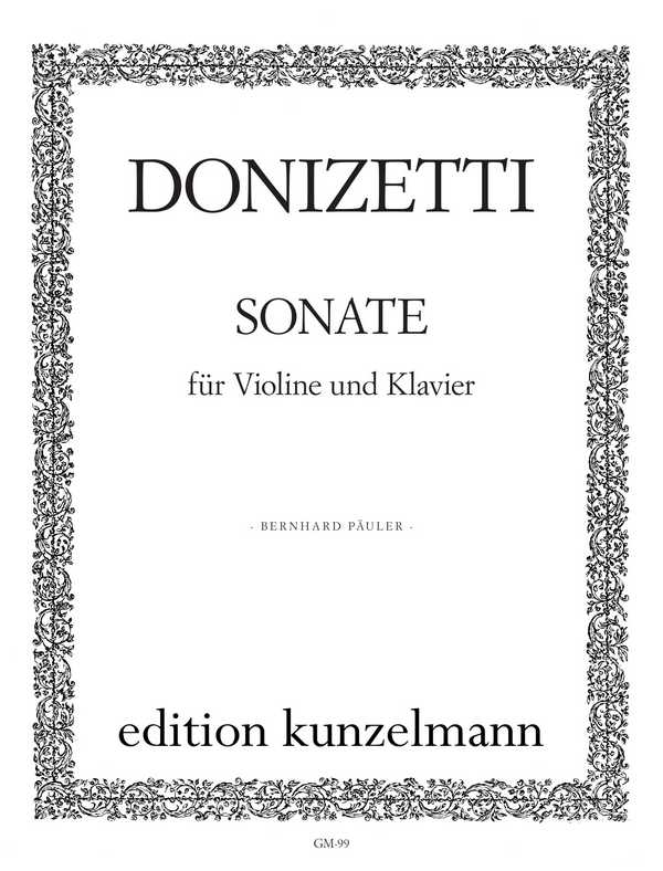 Sonate&nbsp;&nbsp;für Violine und Klavier&nbsp;&nbsp;