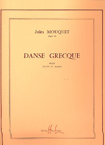 Danse grècque op.14&nbsp;&nbsp;pour flûte et piano&nbsp;&nbsp;