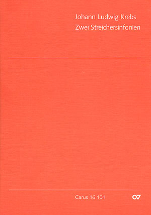 2 Streichersinfonien für  2 Violinen, Viola und Bc  Partitur