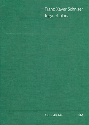 JUGA ET PLANA FUER GEM CHOR,&nbsp;&nbsp;HORN OBL., 2VL, VLA, VIOLONE, ORGEL&nbsp;&nbsp;PARTITUR (LA)